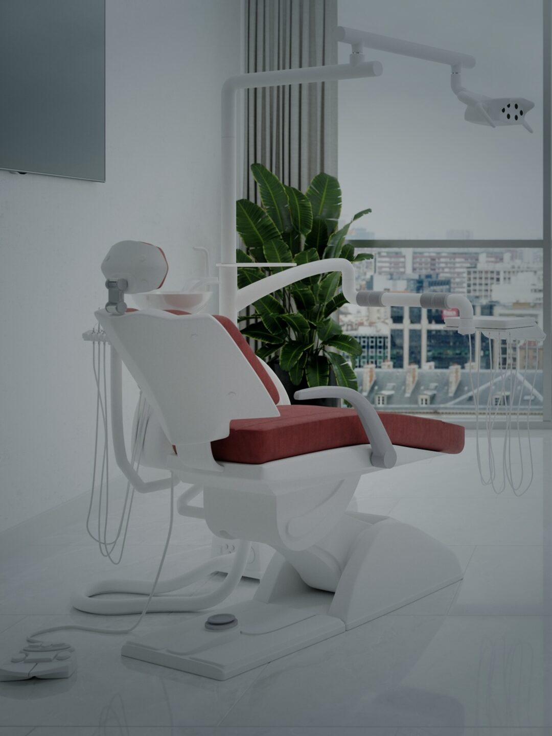 A clinical treatment room